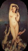 Love and beautiful goddess Jean-Auguste Dominique Ingres